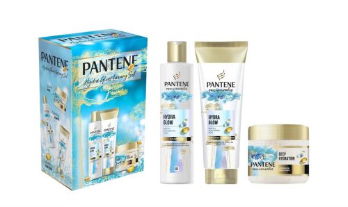 Pantene drkov kazeta Hydra Glow Luxury set ampon, balzm, maska na vlasy